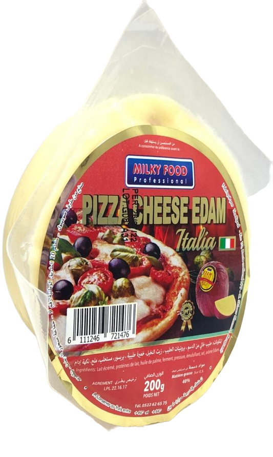 Milky Food Pizza Cheese Edam 200G