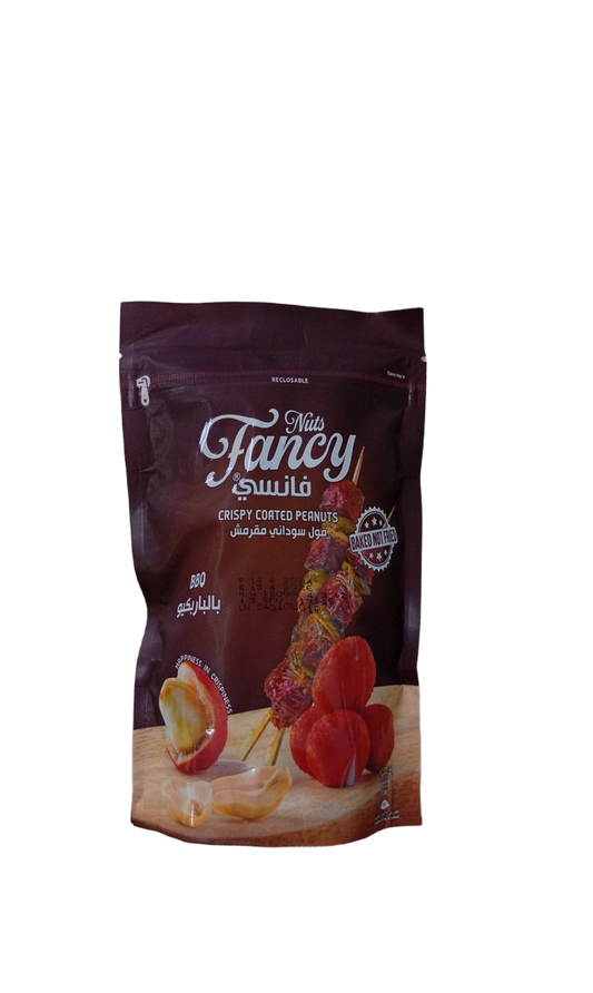 Fancy Cacahuètes Grillées Enrobée Saveur Barbecue 120G