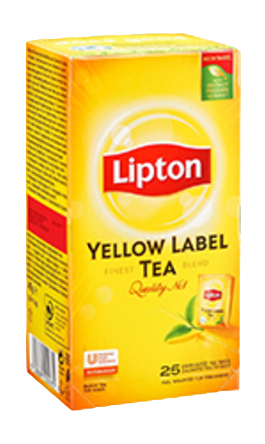 Thé Noir Lipton Yellow Label Tea 25 Sachets