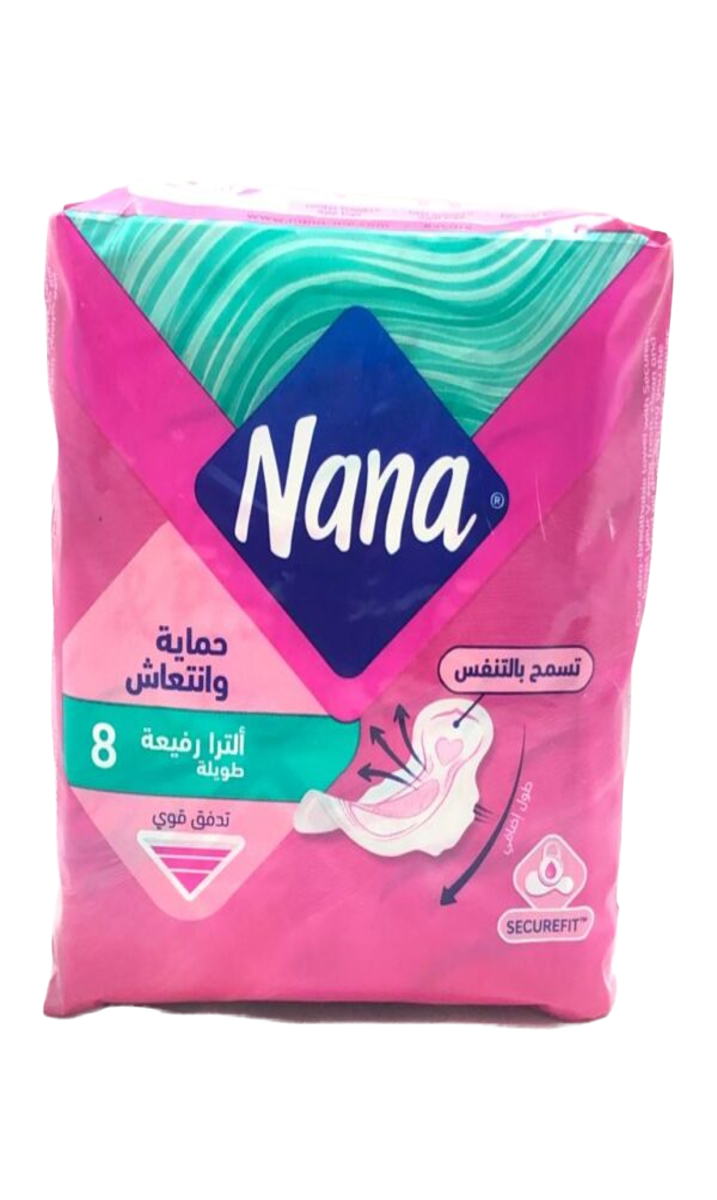Nana Serviettes hygiéniques ultra Long x8