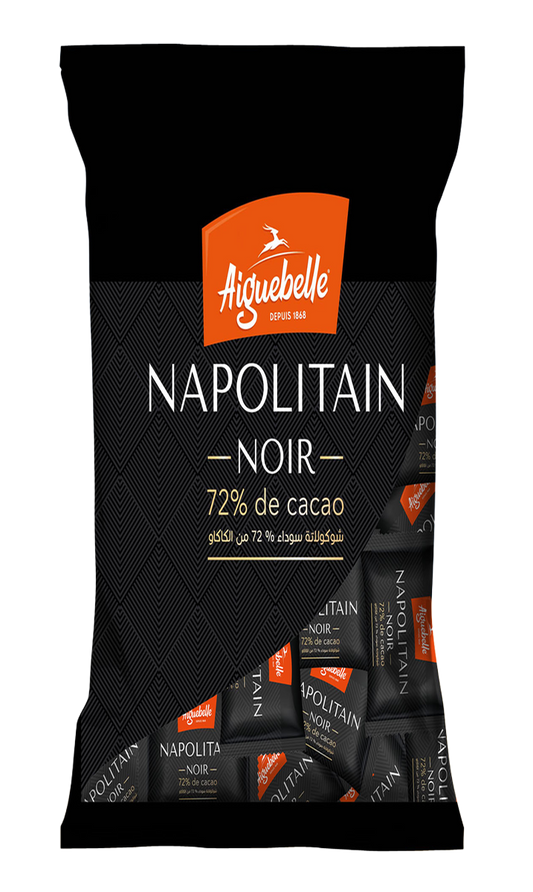 Sachet Napolitain Chocolat Noir 72% de Cacao