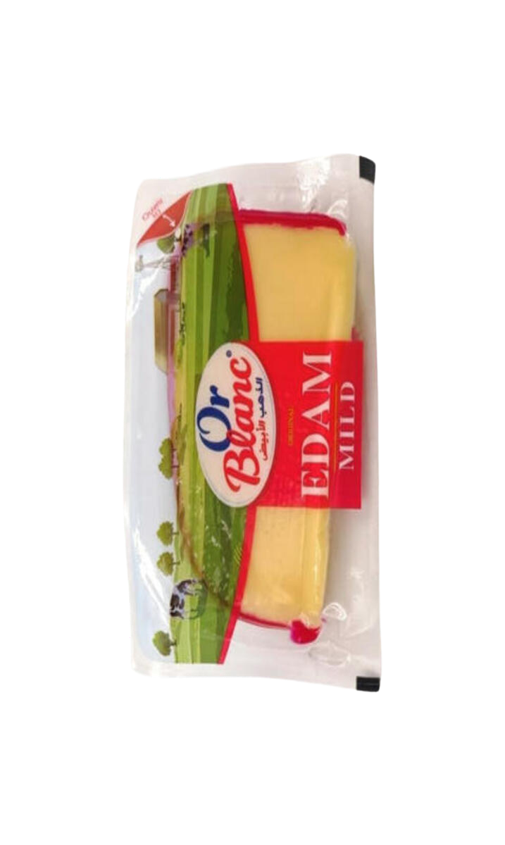 Or Blanc Edam Tranche