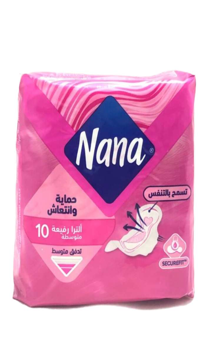 Nana Serviettes hygiéniques ultra Moyen x10