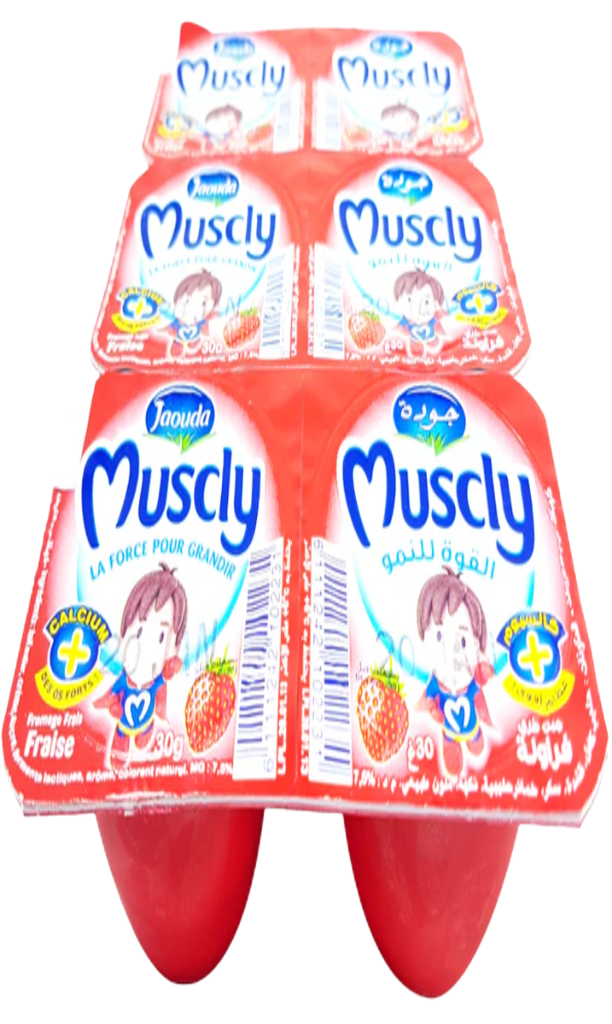 Jaouda Muscly Petit Suisse Fraise 30Gx6