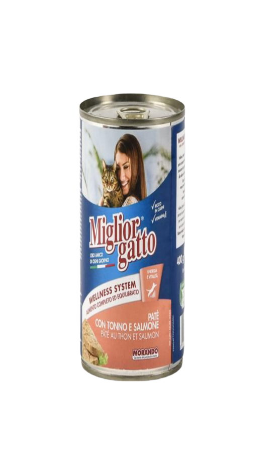 Miglior Gatto Pate Au Thon & Saumon 405G