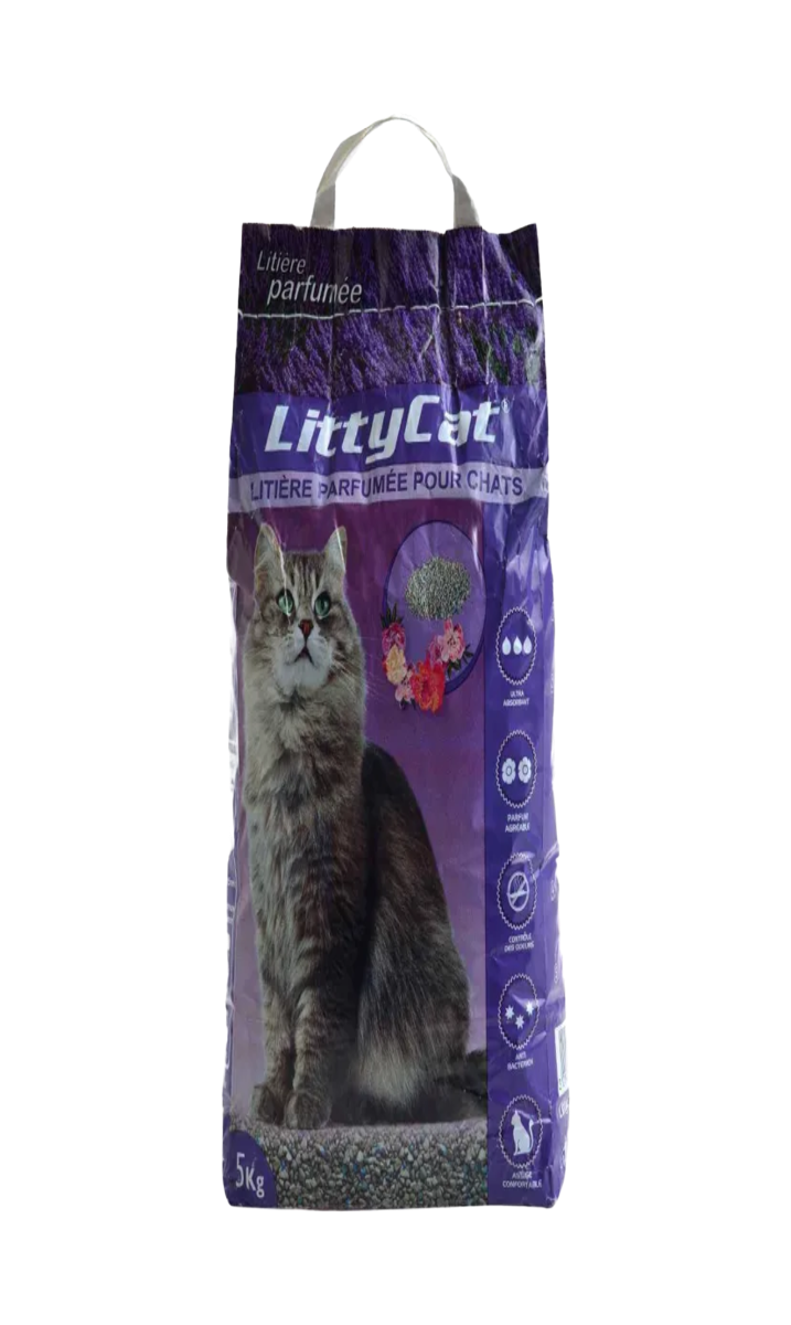 LittyCat Litière Parfume Pour Chat 5KG