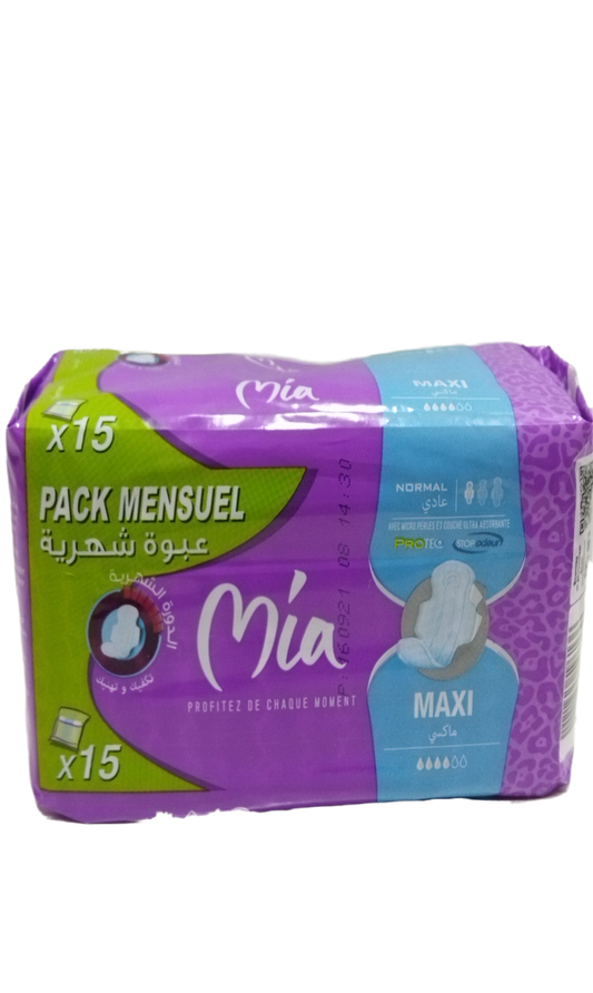 Mia Serviettes hygiéniques Normal x15