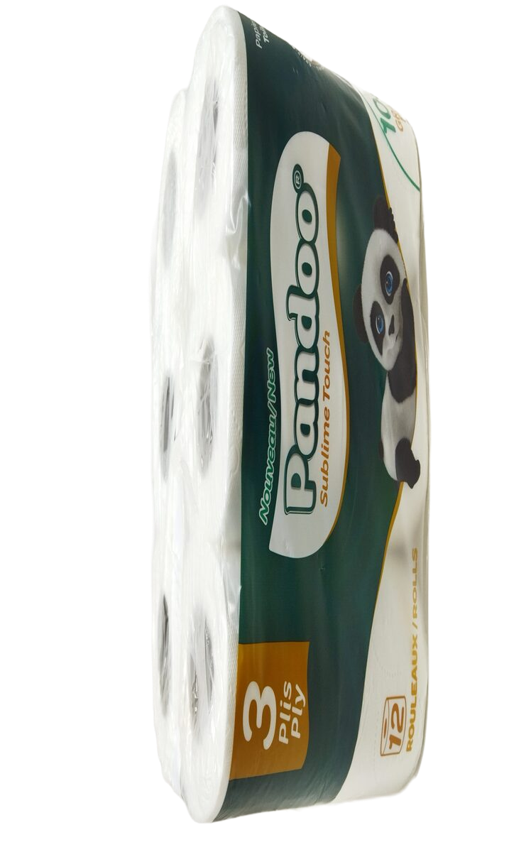 Pandoo Papier Toilette 12 Rouleaux