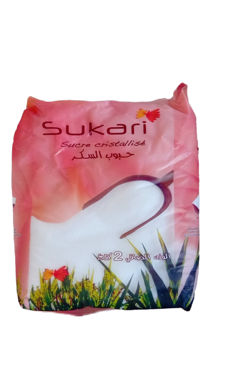 Sukari Sucre Cristalise 2KG