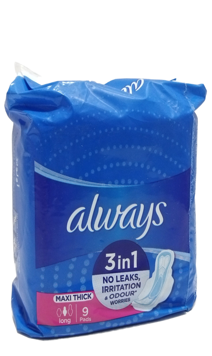 Always Serviettes hygiéniques Blue x9