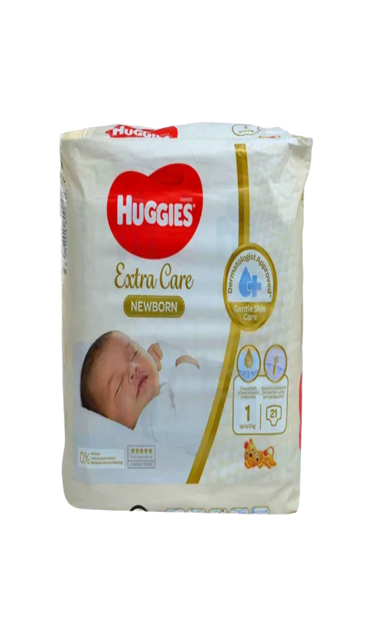 Huggies Couche Extra Care Nº1 21P