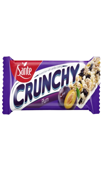 Sante Crunchy Cereal Bars with Plum 40G